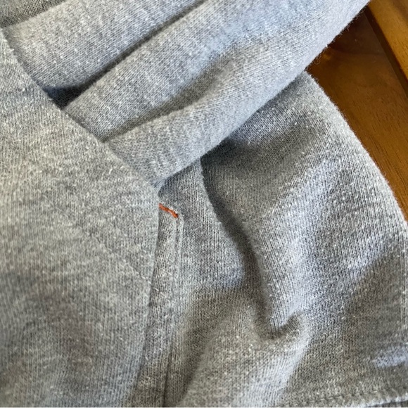 Vintage Gray Texas Hoodie with Orange Accents - Picture 7 of 8
